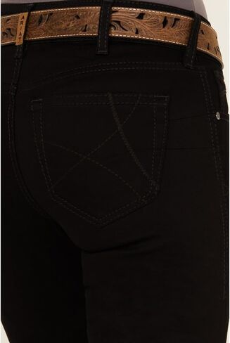 ARIAT Women's Perfect Rise Ella Boot Cut Jeans, Black, 27 Long in Saudi Arabia