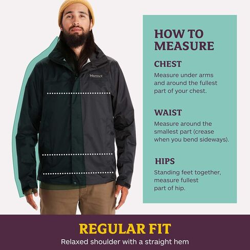 MARMOT Men's PreCip Eco Lightweight & Waterproof Rain Jacket, Rosin Green/Olive Grove, X-Large in Saudi Arabia