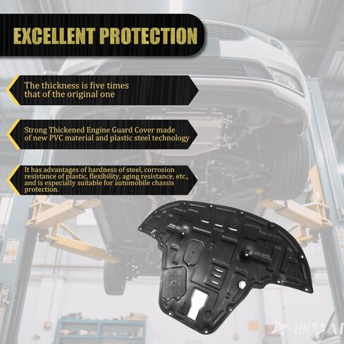 Steel Engine Splash Shield Fit for KIA K5 2021 2022 2023 2024 2025 Front Skid Plate Heavy-Duty Lower Engine Cover Guard Fit for K5 Engine Shield w/Screw Hardware in Saudi Arabia