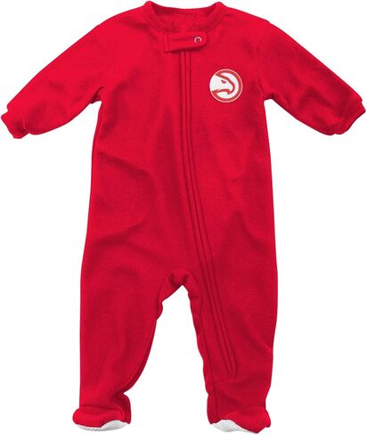 Outerstuff Atlanta Hawks NBA للرضع (12M-24M) نائمون بالقدمين، أحمر in Kuwait
