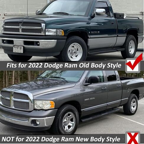2PCS Chrome Headlight لعام 1994 1995 1996 1997 1998 1999 2000 2001 Dodge RAM 1500 المصابيح الأمامية 94-02 RAM 2500 3500 (نماذج غير رياضية) المصباح الأمامي+موقوف الإشارة للوقوف في الزاوية ضوء ، واضحة ، واضحة. in Kuwait