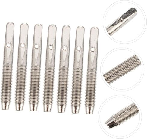 BESTonZON 7PCS Harp String Pins for Lyre and Zither Metal Tuning Pegs Accessories for String Instruments Compatible Dulcimer and Autoharp in Saudi Arabia