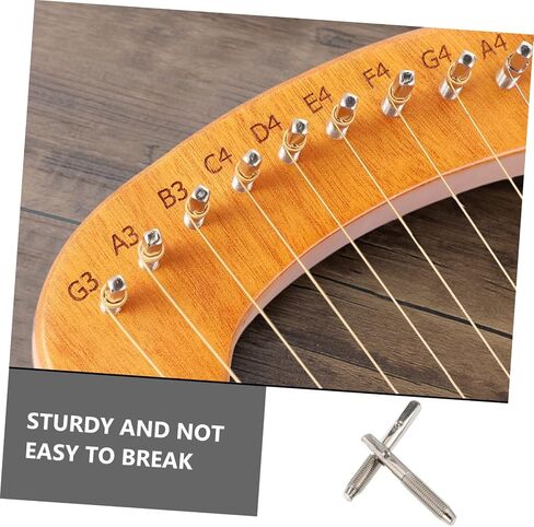 BESTonZON 7PCS Harp String Pins for Lyre and Zither Metal Tuning Pegs Accessories for String Instruments Compatible Dulcimer and Autoharp in Saudi Arabia