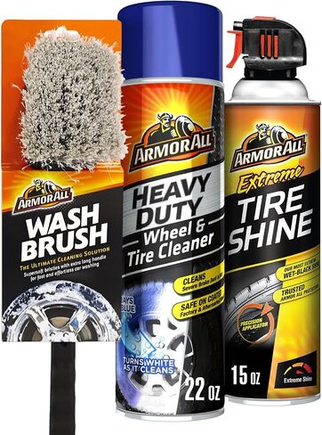 Armor All Car Tire Shine, One-Step Tire Shine Spray for Precise, Even Shine and Minimal Overspray - 2 Count in Saudi Arabia