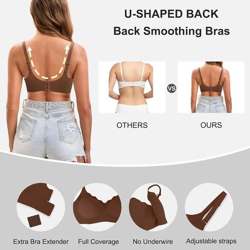 نساء سلس تي شيرت حمالات 3 حزمة حمالة صدر لاسلكية ناعمة اللاسلكية ، تغطية كاملة bralette لا عرض تحت الملابس in Saudi Arabia