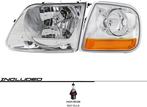 EPIC LIGHTING AMOE Replacement Signal Lights Compatible with Ford 97-00 F-150 01-03 F-150 XL XLT Lariat King Ranch 97-02 Expedition 97-99 F-250 LD [ FO2550118 F75Z13201AC FO2551118 F75Z13200AC ] Pair in Saudi Arabia