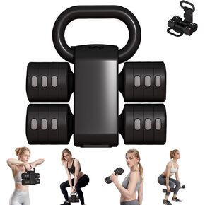 مجموعة kettlebell قابلة للتعديل ، مجموعات 4-in-1 خالية من kettlebell (5.5 رطل 7.7 رطل 9.9 رطل 12.1 رطل) للنساء ، مجموعة دمبل الوزن من 2 للتدريب على اللياقة البدنية المنزلية in Kuwait