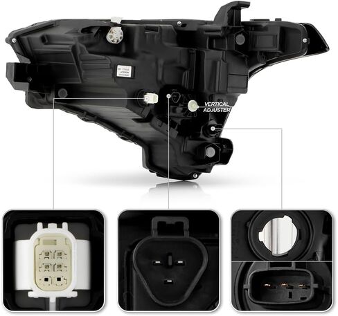 KEEKPO - For 2022 2023 2024 Toyota Tundra w/Halogen Signal LED Reflector Headlight Headlamp Replacement Driver Side in Kuwait