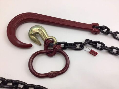 استعادة السحب 3/8 × 10 'الصف 80 مع 15 "J hook و Clevis Grab (Big Ring ، 1 PK) in Kuwait