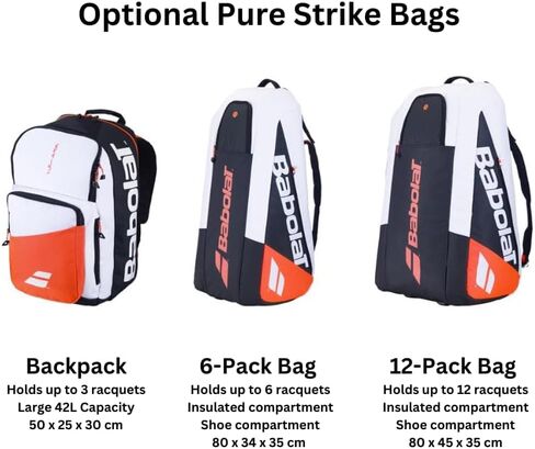 Babolat Pure Strike 100 16x20 Tennis Racquet (4th Gen) Strung with Your Choice of String in Saudi Arabia