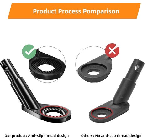 NICEDACK Universal Bicycle Trailer Coupling, Dog Trailer Adapter, Black, Compatible with Most Bicycles, Children's Vehicles, Dog Trailers in Kuwait