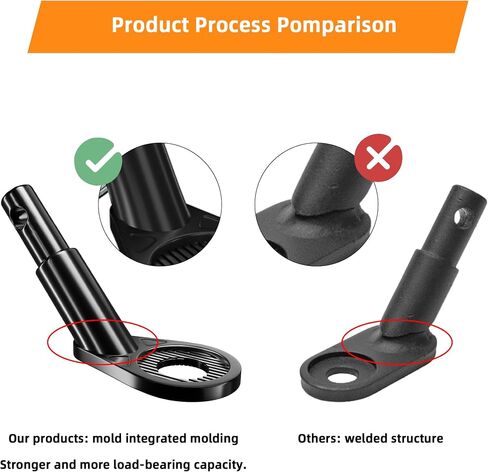 NICEDACK Universal Bicycle Trailer Coupling, Dog Trailer Adapter, Black, Compatible with Most Bicycles, Children's Vehicles, Dog Trailers in Kuwait