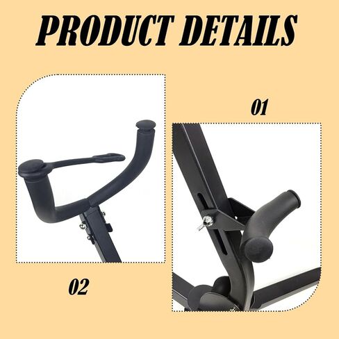 Alto/tenor Sax Stand Saxophone Holder Rack Versatile Anti Slip Lightweight Stable Tripod Stand Metal Triangle Base Foldable in Kuwait