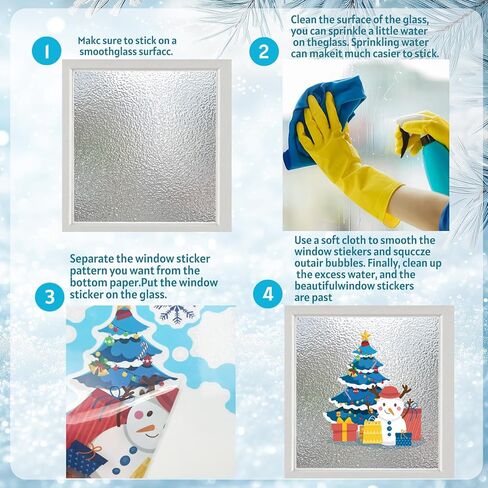 Xzentira 118 PCS Fall Window Clings Watercolor Disco Muple Maple Leaves Scarcrow Window Decorations for Home Office Holiday Party Decore 8 Sheets in Kuwait