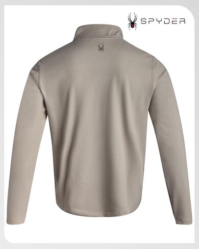 Spyder Mens Quarter Zip Pullover Sweatshirt - Lightweight Soft Fleece Athletic Pullover - Gym & Running Sweatshirts for Men in Saudi Arabia