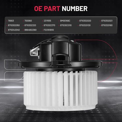 BDFHYK AC سخان السخان محرك مروحة محرك متوافقة مع لكزس GS200T GS300 GS350 GS450H IS200T IS250 IS350 ، HVAC BLOWER ANDRELLECTION PROMBLY لـ 700324 87103-30471 87103-30470 231195 PM4522 76526 in Saudi Arabia