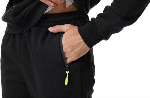 Mens Tracksuits Set Hoodies 2 Peices Sweatsuits for Men Casual Athletic Jogging Suits in Saudi Arabia