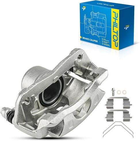 PHILTOP Brake Caliper Front Compatible with 2002-2004 Honda CR-V, 2003-2011 Honda Element, 19-B2662, 19-B2663 in Kuwait