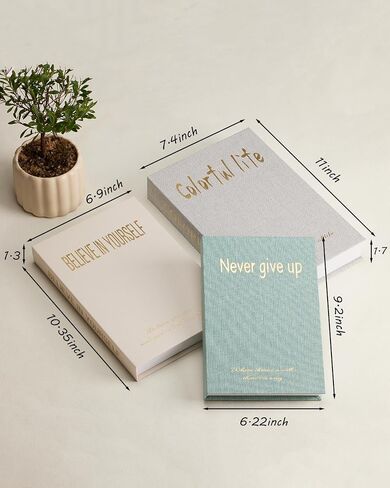 كتب مزخرفة لديكور المنزل، مجموعة من 3 كتب مزيفة من الكتان الفاخر للديكور، صندوق تخزين الكتب الصناعية مع إغلاق مغناطيسي، كتب ديكور لطاولة القهوة/رف الكتب/الرف in Saudi Arabia