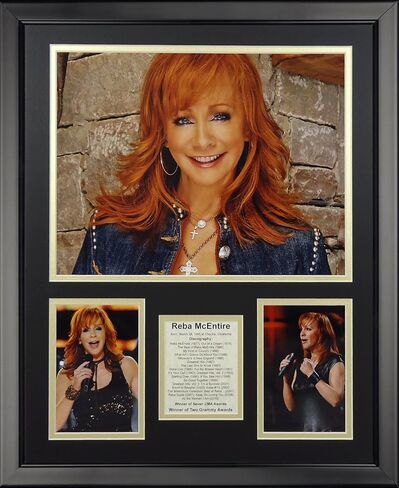Legends Never Die Reba McEntire Framed Photo Collage, 16" x 20", (19406A) in Saudi Arabia