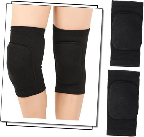 وسادات الركبة لكرة القدم النسائية ذات الدعم المرن غطاء حماية زوج وسادة واقية للعمل والرقص الرياضي in Saudi Arabia