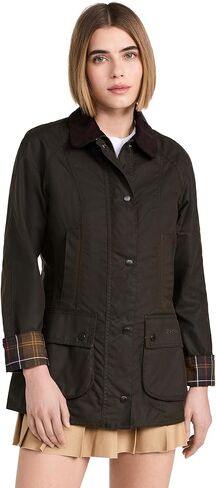 سترة شمعية Beadnell الكلاسيكية للنساء من Barbour in Kuwait