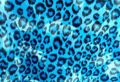 Figure Skating Practice Pants Leopard Turquoise in Saudi Arabia