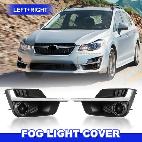 GearUp Pair Fog Light Cover Bezel for Impreza 2017 2018 2019 Left and Right Side 57731FL040, SU1039113, 57731FL050, SU1038113 in Saudi Arabia