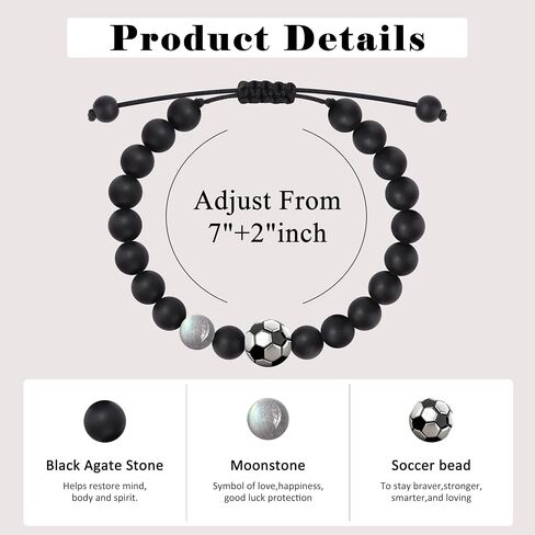 JoycuFF Basketball Soccer Baseball Bracelet Gifts for Teens,Bracelet Gifts for Teenage,Ideas Teen Gift for Christmas Graduation Birthday in Saudi Arabia