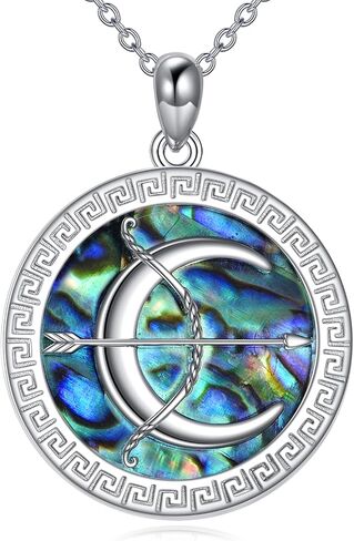 Triforce Necklace Abalone Sterling Silver Legend of Triforce Pendant Jewelry for Women Men in Saudi Arabia
