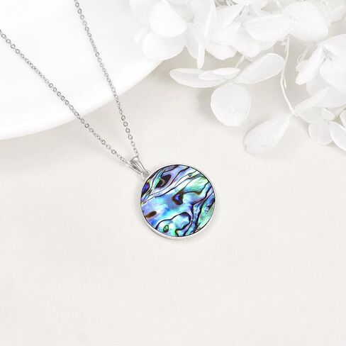 Triforce Necklace Abalone Sterling Silver Legend of Triforce Pendant Jewelry for Women Men in Saudi Arabia