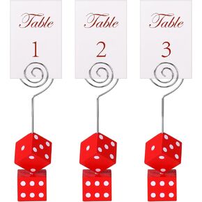 6 PCS DICE TABLE NUMBER DICE PLACE CARDALS KIT CHESS CHESS CASS CASINO CASION PLACE MOVALORS Party Supplies DEFORATION (Red Black White) in Kuwait