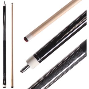 58 inch Canadian Maple Pool Cue Stick 19/20/21 Ounces Available, 13mm Fiber Leather Tip Billiard Cue, Irish Linen Wrap Cues for Beginner, Commercial and Home Entertainment in Saudi Arabia