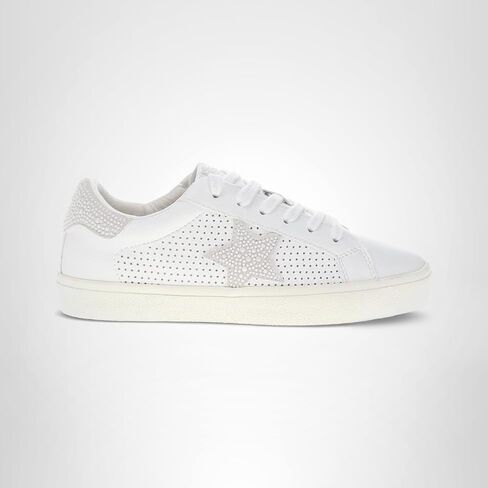 VINTAGE HAVANA Womens Gadol Perforated Lace Up Sneakers Shoes Casual - White in Saudi Arabia