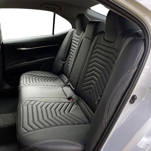 Lord Autofashion Toyota Camry Cover ، جلد ، مجموعة كاملة ، واقي مقعد السيارة (Black ، 2018-2024 Camry LE ، SE) in Kuwait