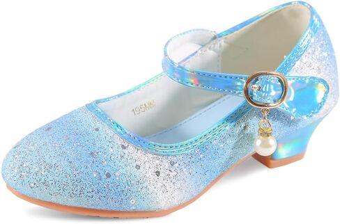 أحذية Princess Shoes Toddler Fress for Girls ذات الكعب العالي - مريح وأنيق (حجم 2-13) in Kuwait