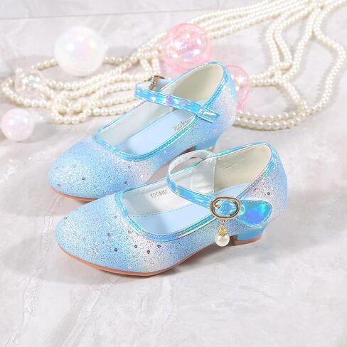 أحذية Princess Shoes Toddler Fress for Girls ذات الكعب العالي - مريح وأنيق (حجم 2-13) in Kuwait