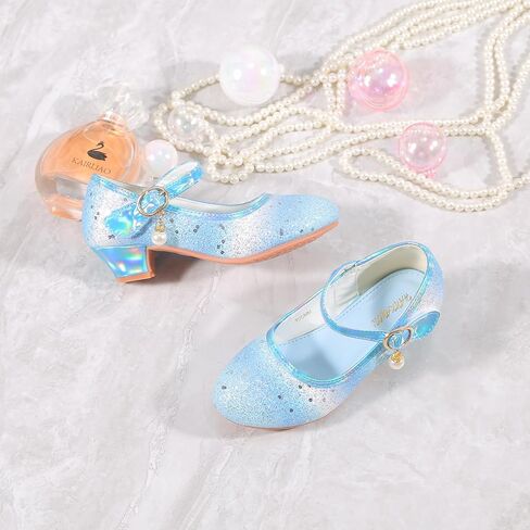 أحذية Princess Shoes Toddler Fress for Girls ذات الكعب العالي - مريح وأنيق (حجم 2-13) in Kuwait