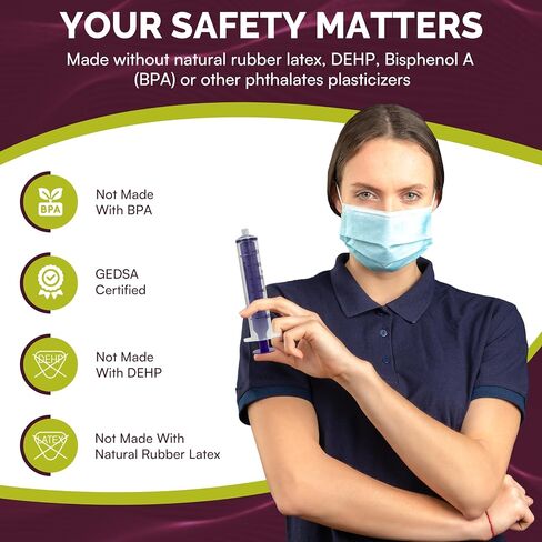 Multifil™ Reusable ENFit Tip Syringe w/Cap, 60ML - Non-Sterile (Pack of 30) in Saudi Arabia