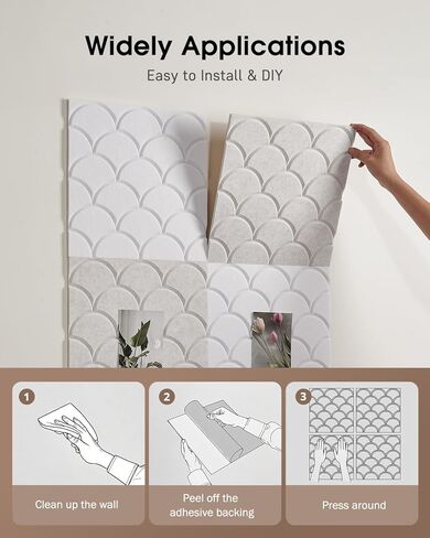 12 حزمة من الألواح الإسفنجية المقاومة للصوت للجدران، ألواح صوتية ذاتية اللصق، 12 بوصة × 12 بوصة × 0.4 بوصة، لوحات مقاومة للصوت للجدران، والأبواب، والسقف، والمكتب المنزلي باللون الأبيض in Kuwait