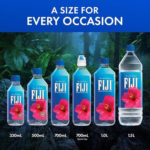 Fiji Natural Artesian Water 1.5 Liters / 50.7 FL Ounce (حزمة 12) - 100 ٪ شوارد طبيعية in Saudi Arabia