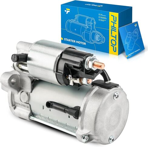 Philtop New Starter استبدال For1994-1995 1997-1998 2001-2002 Jeep Wrangler 2.5L L4 ، 1996-1998 Dodge Dakota 2.5L L4 ، 1994-1998 Jeep Cherokee 2.5L L4 17564N in Kuwait