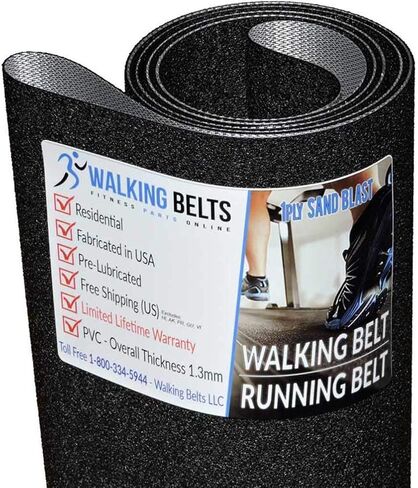 WALKINGBELTS Walking Belts LLC Iron Man 220T Treadmill Running Belt 1ply Sand Blast + Free 1oz Lube in Saudi Arabia
