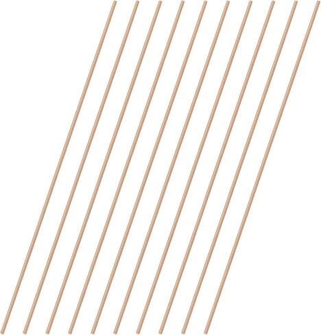 2 عبوة النحاس ROD ROD 5MM ديا. 9.84 بوصة الطول T2 مخزون قضيب المخرطة قضيب الصلبة للحرف المعدنية DIY/البستنة/الصناعة/الديكور أنبوب النحاس النقي in Saudi Arabia