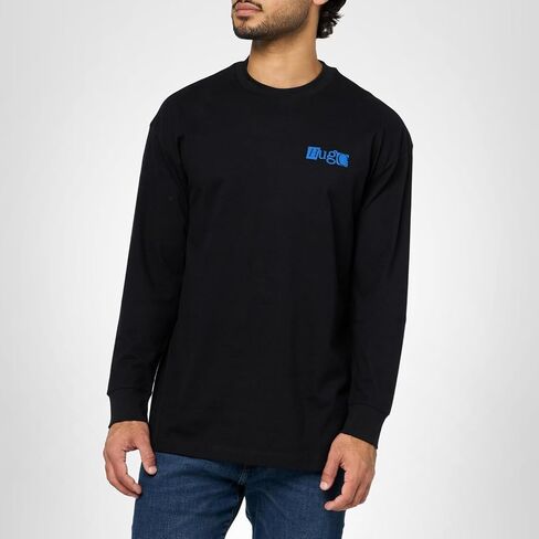 HUGO Men's Retro Logo Long Sleeve T-Shirt in Saudi Arabia