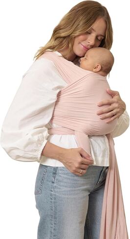 Solly Baby Wrap Carrier ، للطفل الجديد إلى طفل صغير من 8 إلى 25 رطلاً. ، ونسيج زبداني ونقص خفيف الوزن ، يقلل من البكاء وزيادة الاتصال ، والمواد الأساسية بعد الولادة ، والهدايا للأم الجديدة ، وسجل يجب أن يكون in Kuwait