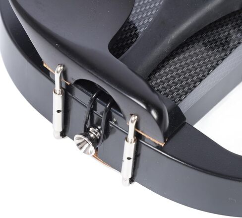 Electric Silent Violin with Ebony Wood, 4/4 Full Size Professional Silent Electric Violin Carbon Fiber and ABS 4/4 Full Size Electric Fiddle with Pickup for Adult Teenagers (Type in Saudi Arabia