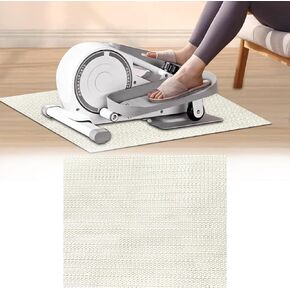 Ellipse Leg Exerciser Machine Non-Slip Mat, Suitable for Under Desk Elliptical Peddler Foot & Leg Pedal Exercixer for Seniors Fitness Home Sports Accessories, Enhanced Stability & Floor Protection