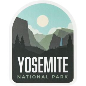 Vagabond Heart Yosemite National Park Sticker - Weatherproof Vinyl Souvenir Decal