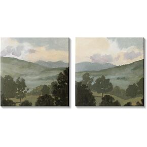 Stupell Industries Rural Hills Landscape 2 Piece Canvas Wall Art Set by Victoria Barnes